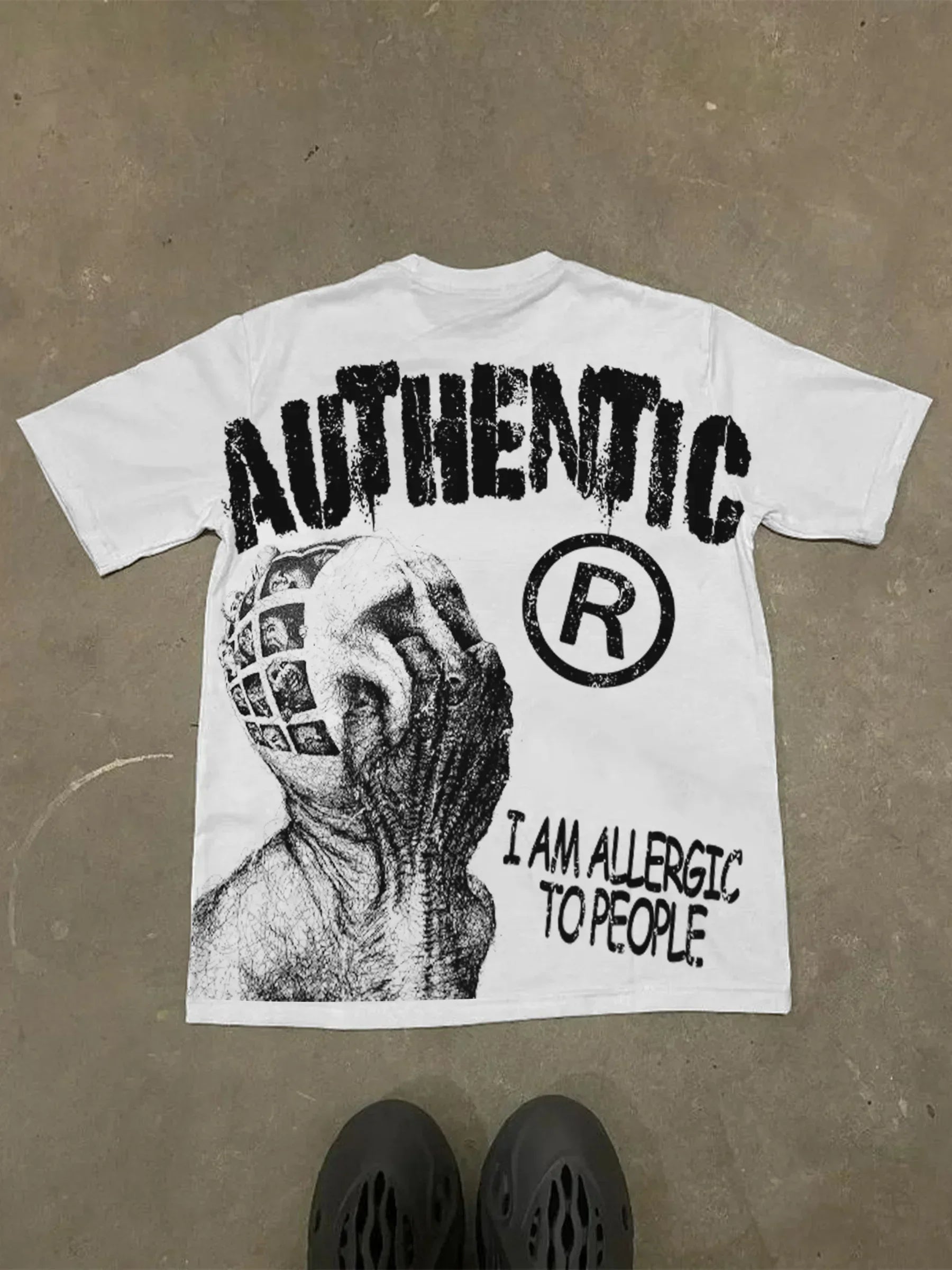 Graphic T-shirt Men Women Vintage Top Hip Hop Streetwear Oversized Tshirt Short Sleeve Casual Clothing Summer Fashion Trendy Tee