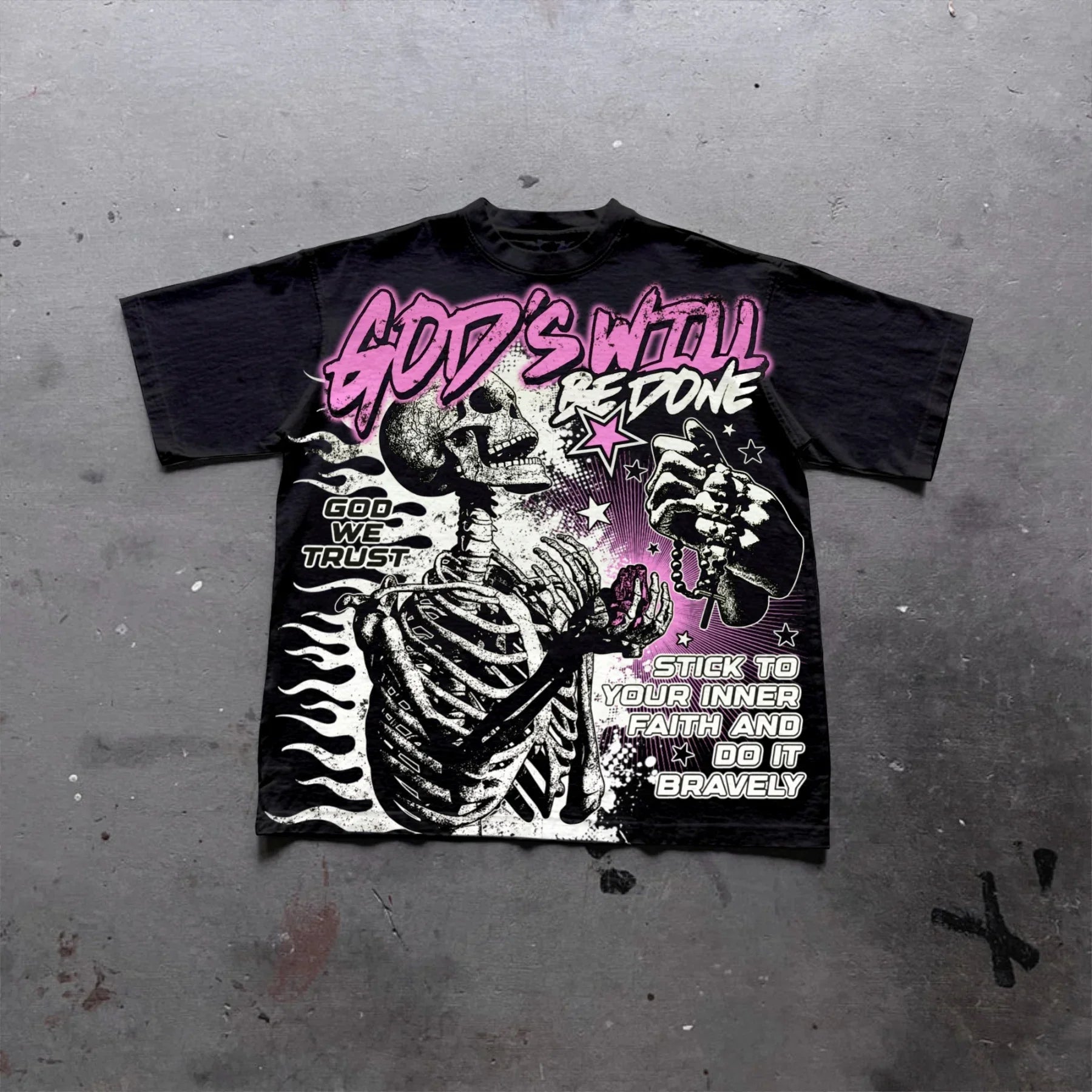 Graphic T-shirt Men Women Vintage Top Hip Hop Streetwear Oversized Tshirt Short Sleeve Casual Clothing Summer Fashion Trendy Tee